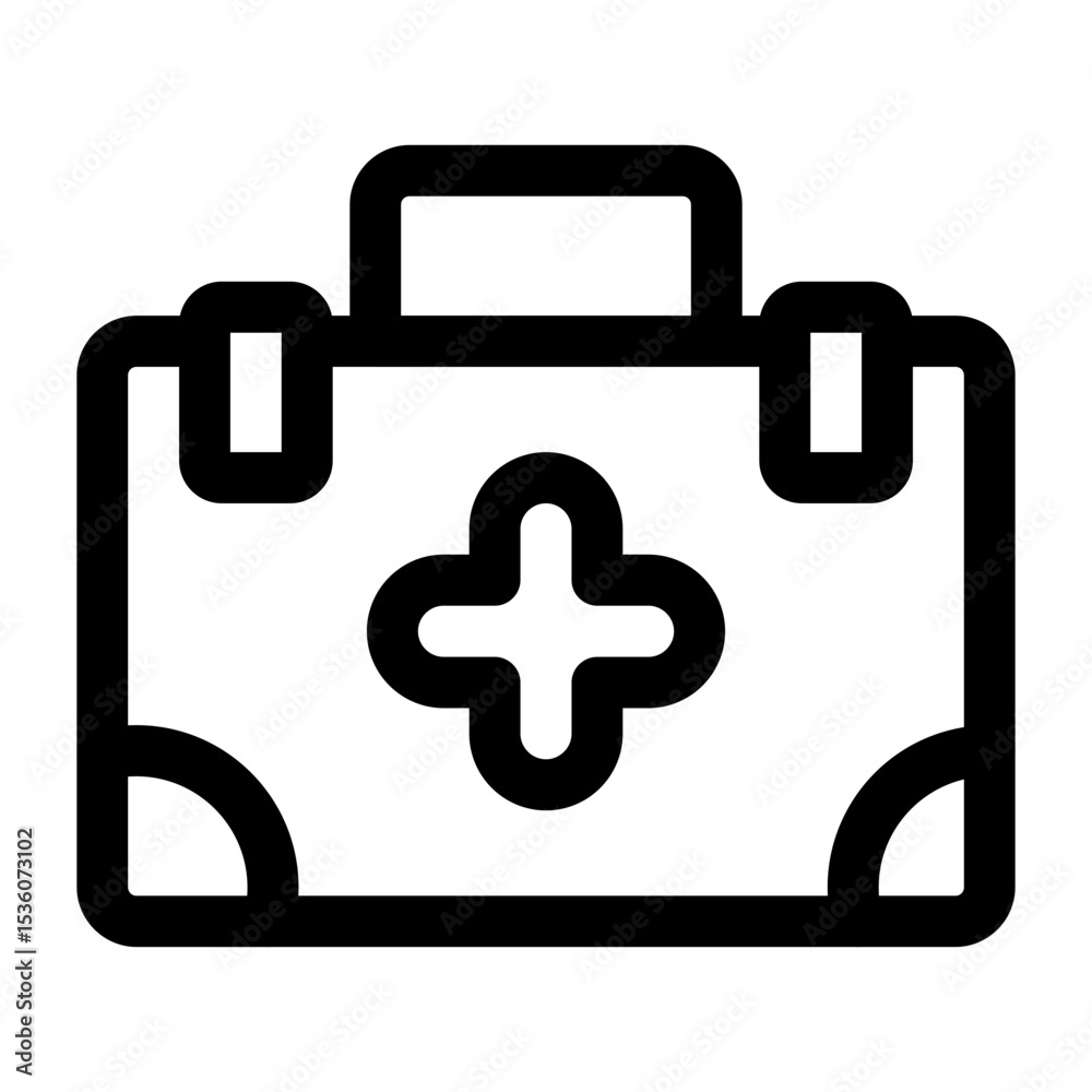 Obraz premium First Aid Kit Medical Icon