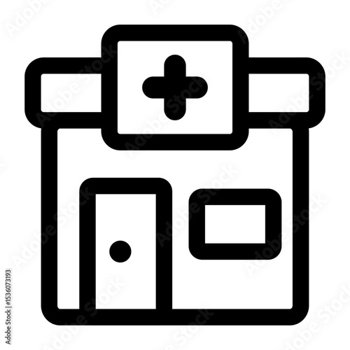 Pharmacy Building Icon