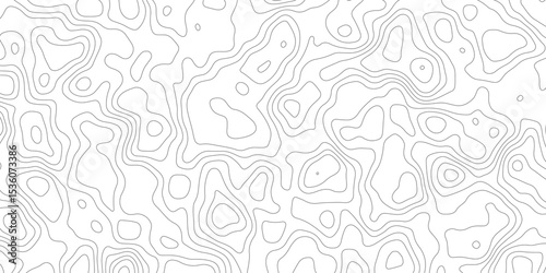 white background displays topographic contour lines, creating  abstract pattern suitable for various design applications