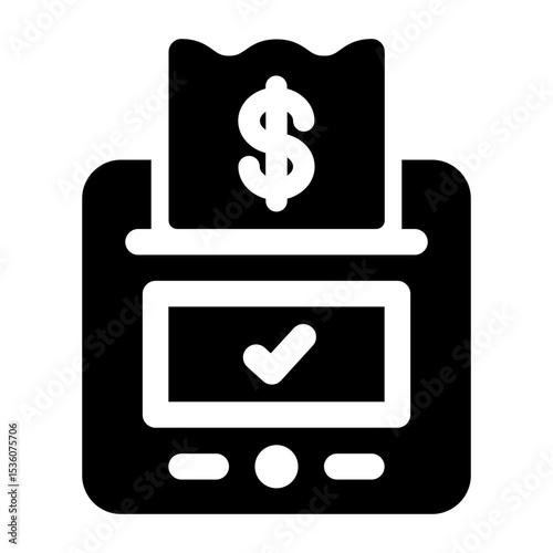 Cashless Payment Terminal Icon