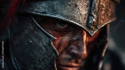 Roman warrior portrait