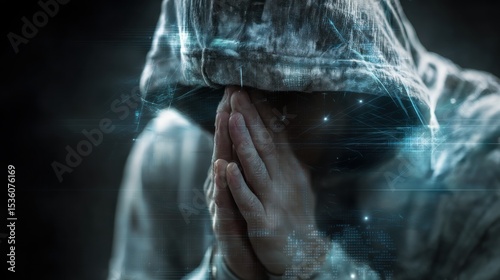 Praying person hood