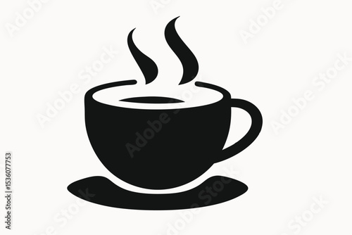 Hot Coffee Cup Icon Simple, Elegant Design for Cafe, Restaurant, and More