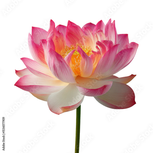 Beautiful Pink Lotus Flower Photo PNG Transparent