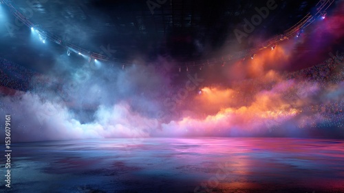 Night cloudscape colors