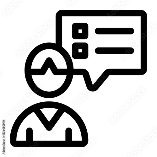 Person with Checklist Message