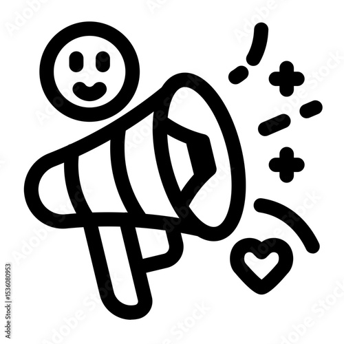 Happy Person Announces Good News