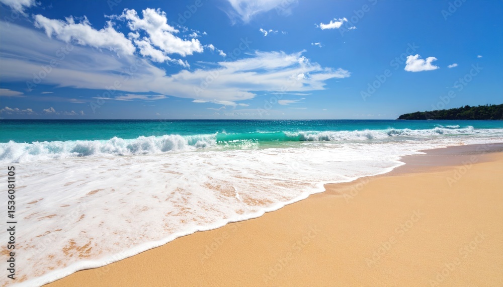Fototapeta premium Sunny beach scene