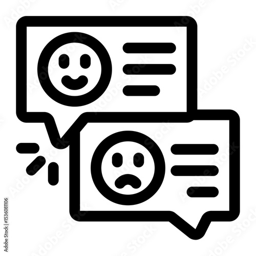 Contrasting Feedback Chat Bubbles