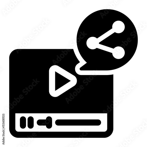 Share Video Media Player Interface