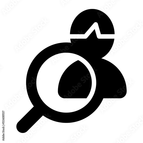 Person Search Magnifying Glass Icon