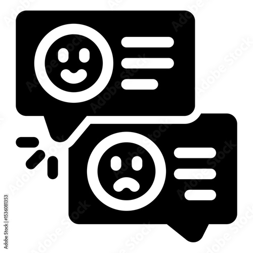 Contrasting Feedback Chat Bubbles
