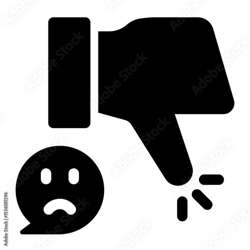 Thumbs Down Negative Feedback