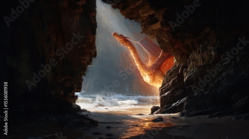 Dragon cave ocean