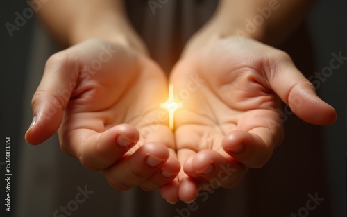 Human hands open palm up worship. Eucharist Therapy Bless God Helping Repent Catholic Easter Lent Mind Pray. Christian Religion concept background. fighting and victory for god. High quality