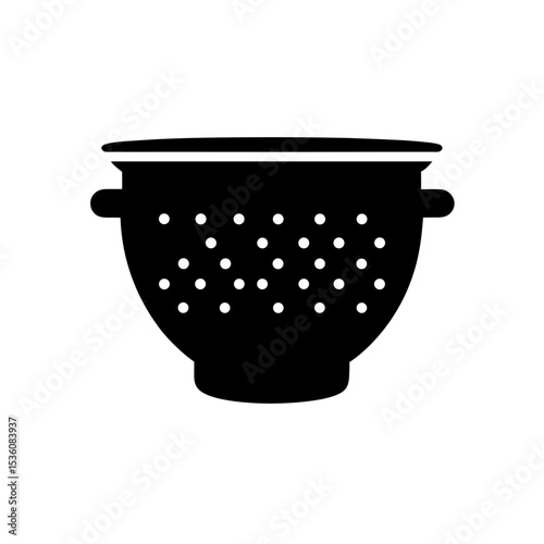 colander on white background .svg