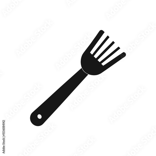 pastry brush on white background  