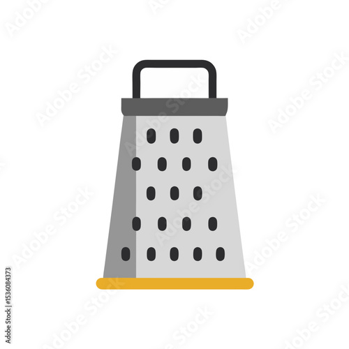cheese grater on white background  