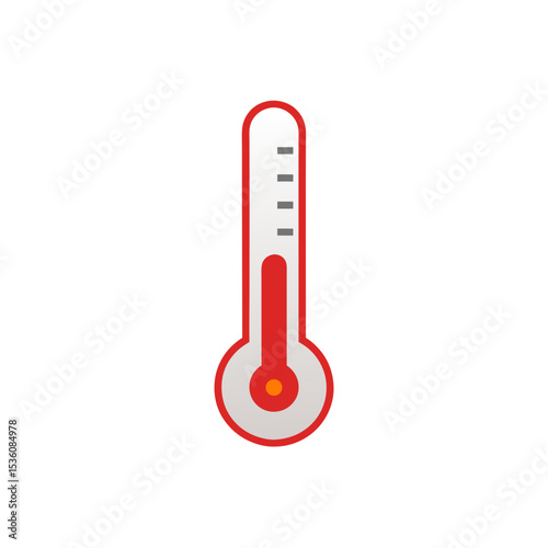 cooking thermometer on white background  