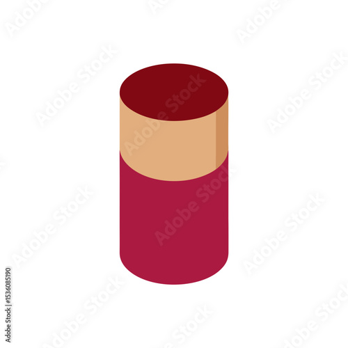wine cork on white background 