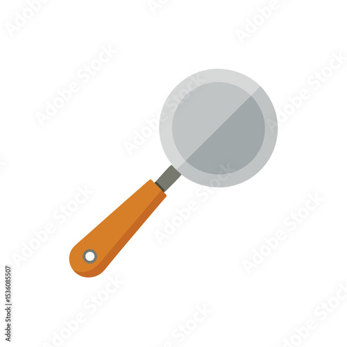 pizza cutter on white background .svg