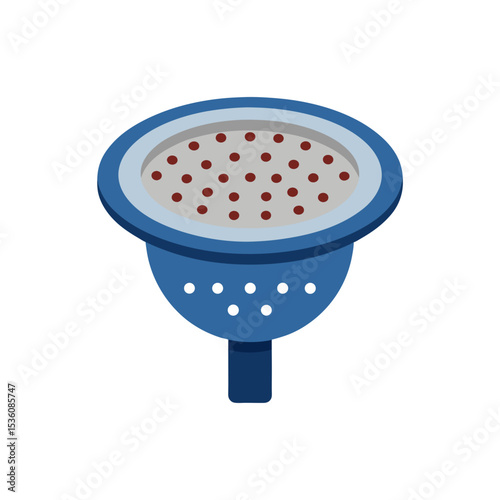 sink strainer on white background