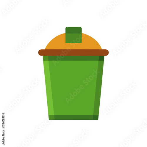 compost bin on white background .svg