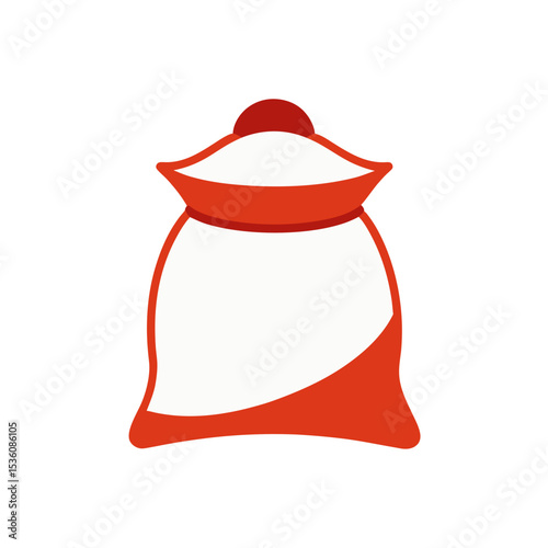 flour sack on white background .svg