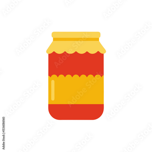 pasta jar on white background .svg