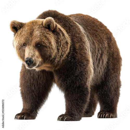 Wallpaper Mural Big Brown Bear Photo Stock PNG Transparent Torontodigital.ca