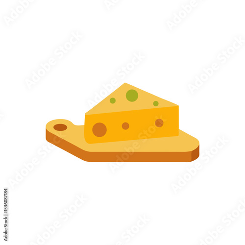 cheese board on white background .svg