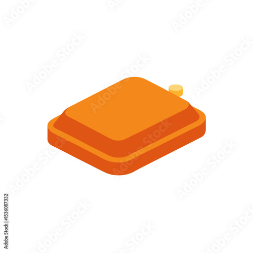 baking stone on white background  .svg