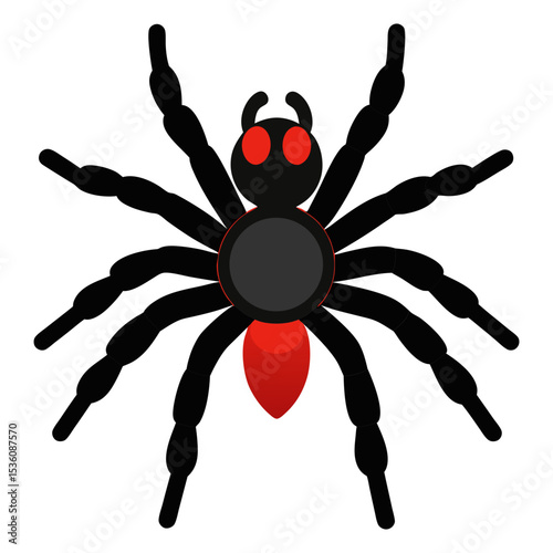 Tarantula vector art illustration 