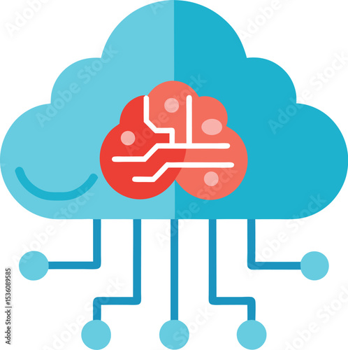 cloud computing concept illustration