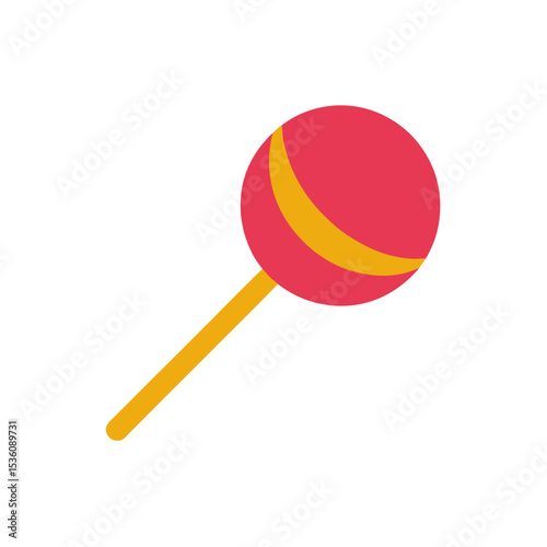lollipop on white background