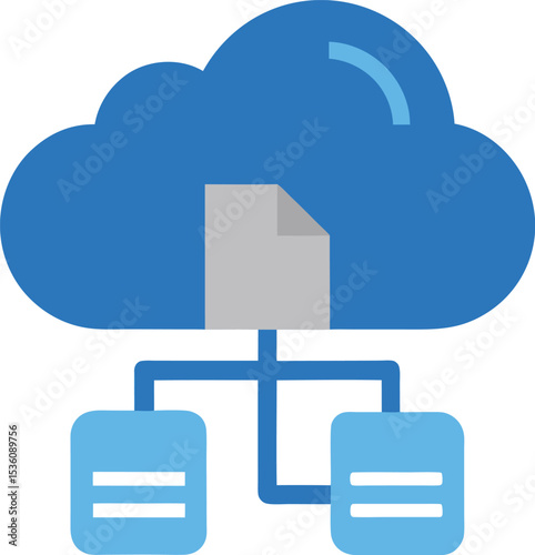 cloud computing concept illustration