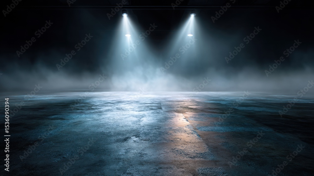 Obraz premium Studio spotlights