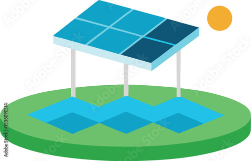 solar panels on a roof