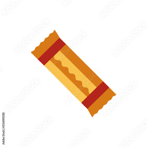 granola bar on white background .svg