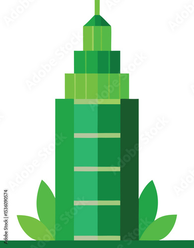 green house isolated on white background