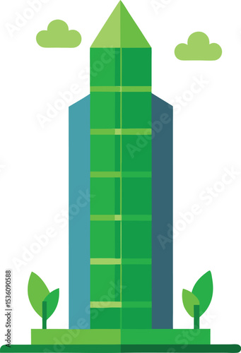 green house with tree and leaves