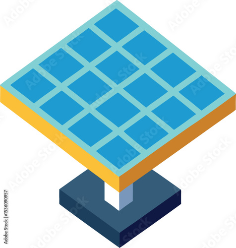 vector illustration of a blue and white square