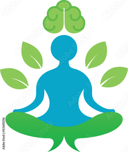 yoga meditation vector