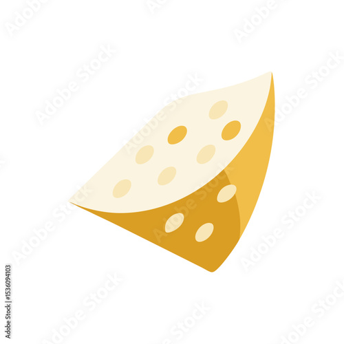 white chocolate bark on white background  .svg