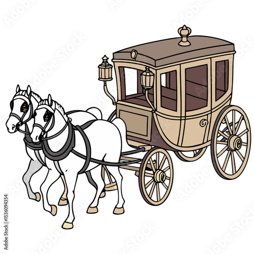 Classic Horse-Drawn Carriage
