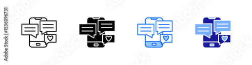 Social Issues Multiple Style Icon Set Vector 