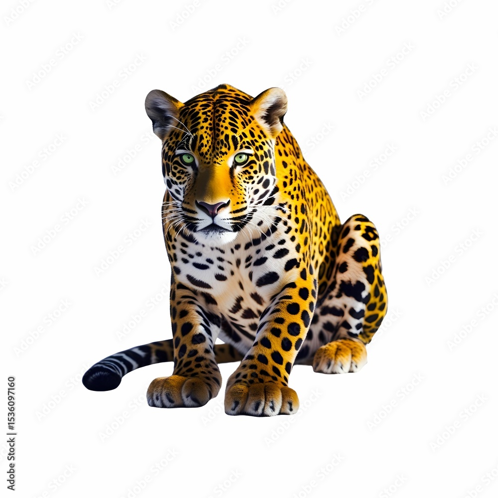 Obraz premium Golden Sentinel of the Wild 