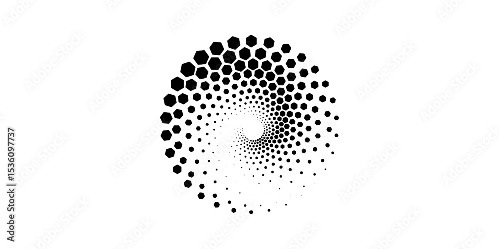 Abstract dotted vector background. Halftone effect