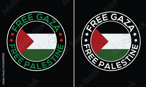Palestine design vector, Save Palestine illustration for banner, t-shirt, poster, sticker, badges, social media design. Hand-Drawn Lettering Phrase, Calligraphy Graphic Typography.