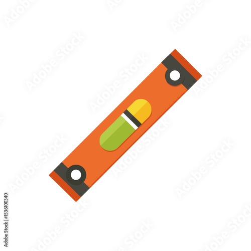 level tool on white background  